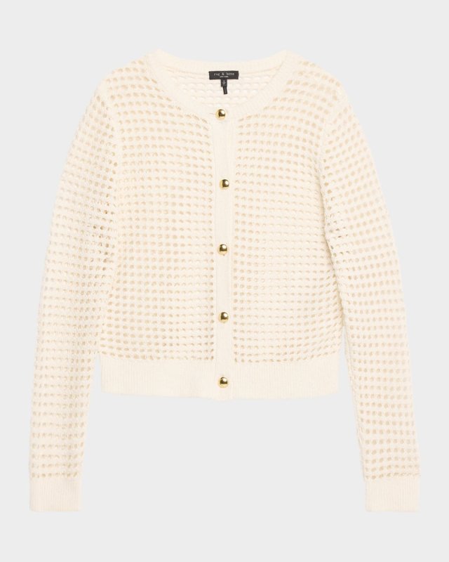 Ezra Open-Knit Cardigan